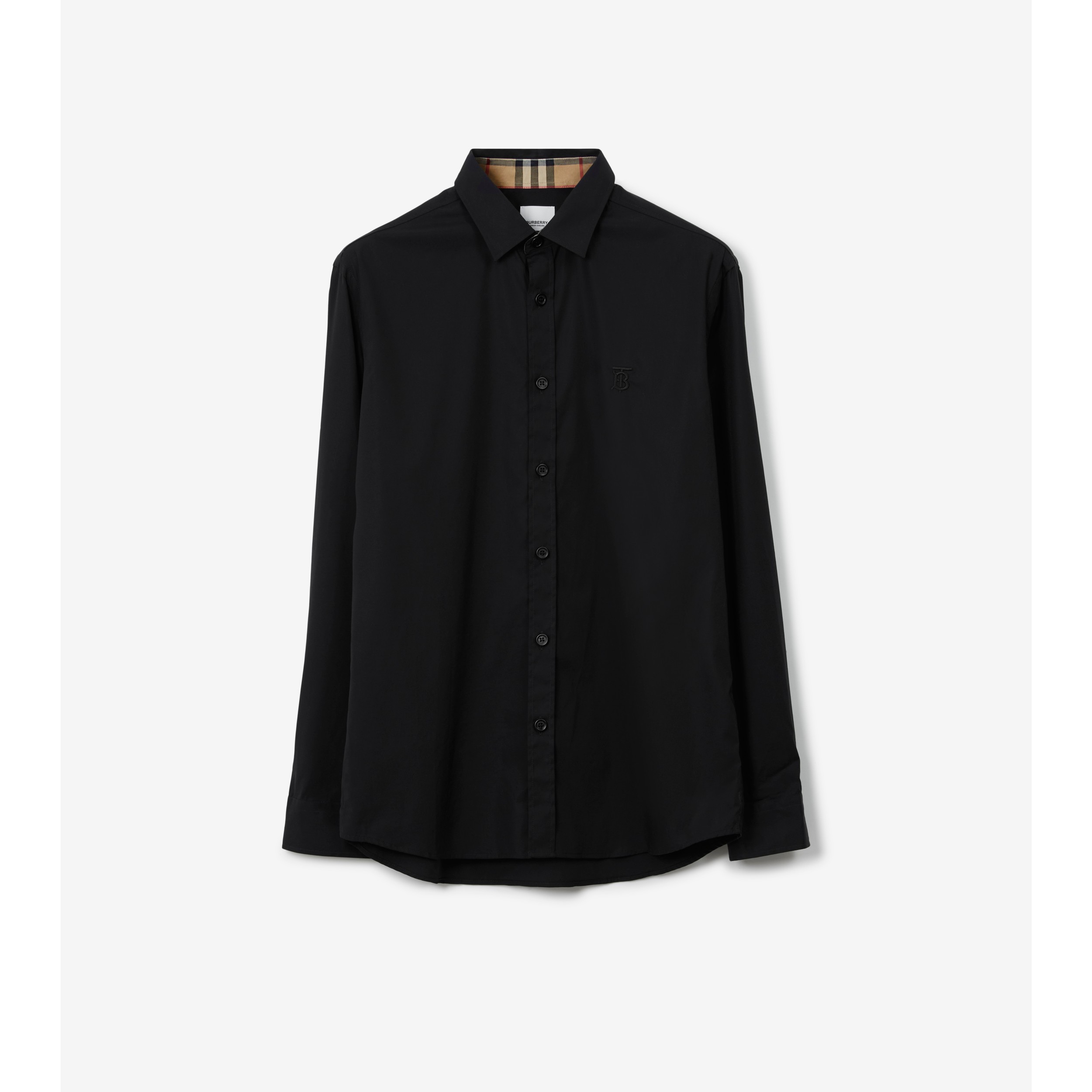 White and 2025 black burberry shirt