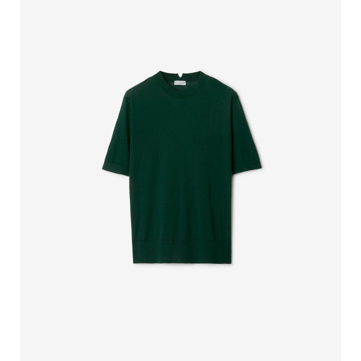 Burberry Wool T-shirt In Ivy