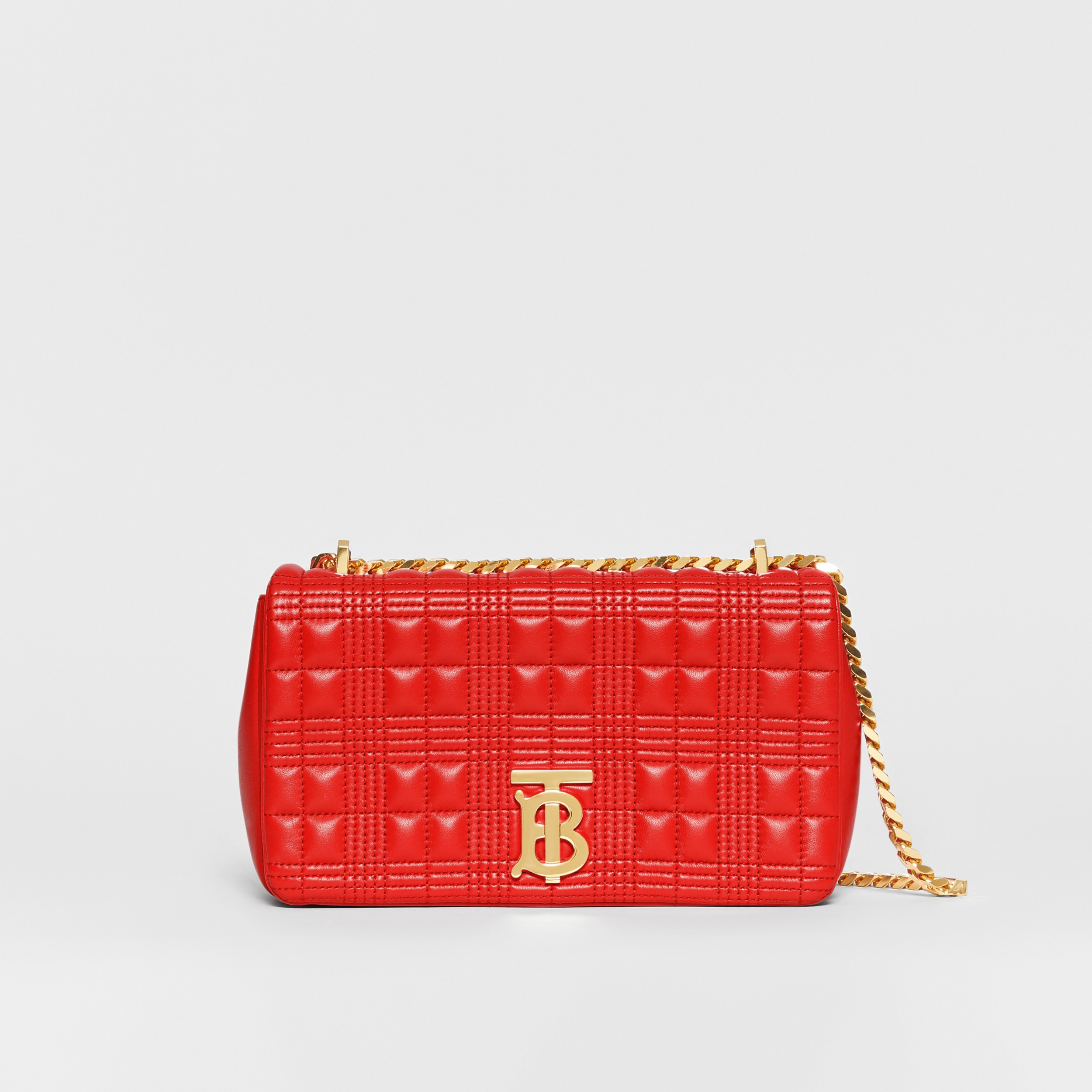 Small Quilted Lambskin Lola Bag in Bright Red - Women | Burberry® Official