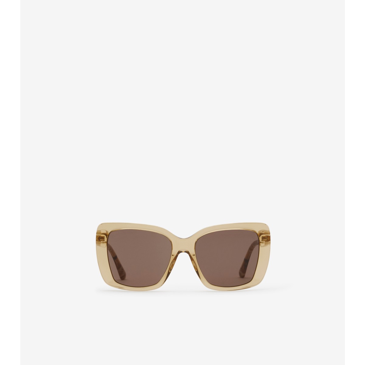 Burberry Womens Be4456 Square-frame Acetate Sunglasses Cream In Buff
