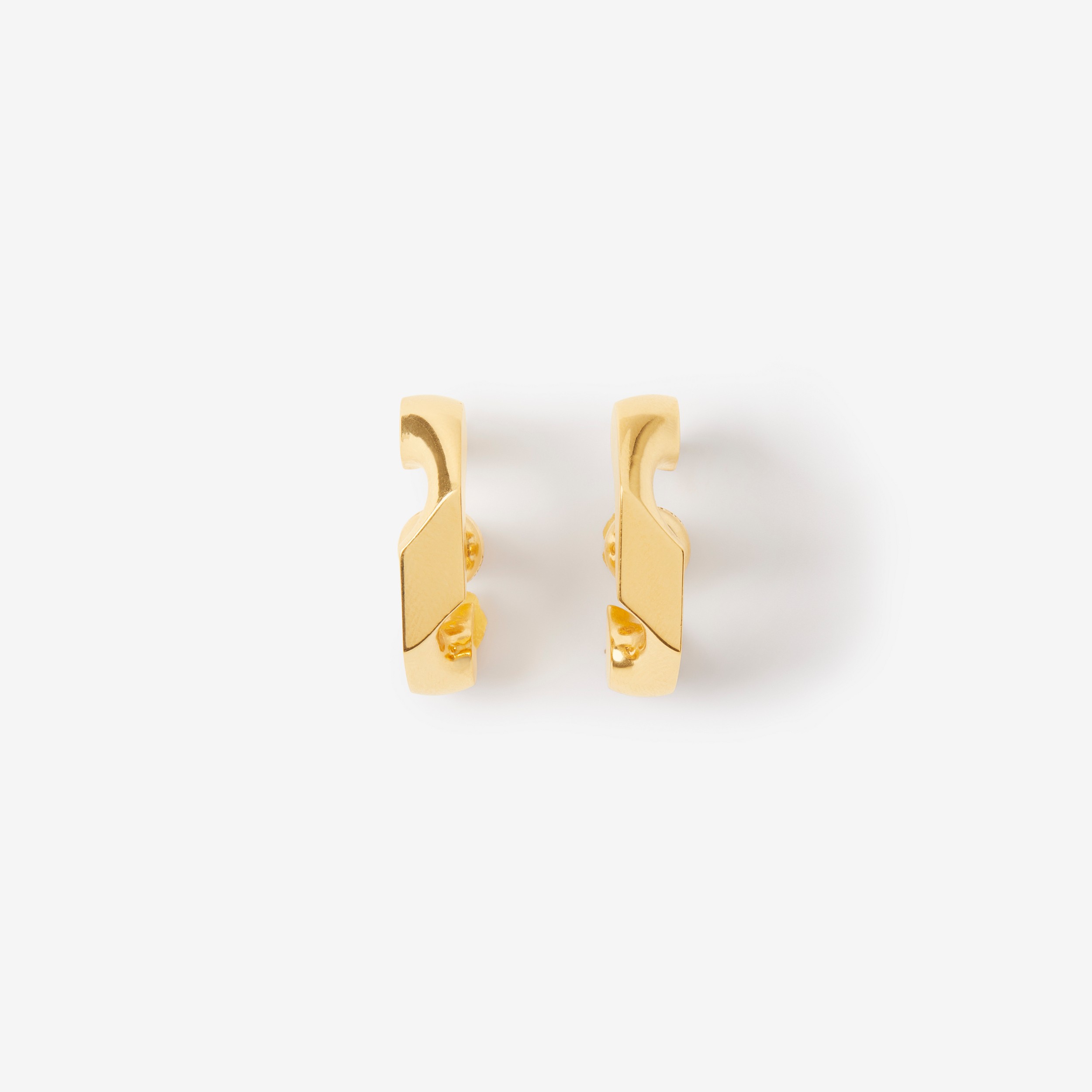 Gold-plated Chain-link Earrings in Light - Women | Burberry® Official - 2