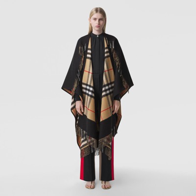 burberry cape reversible