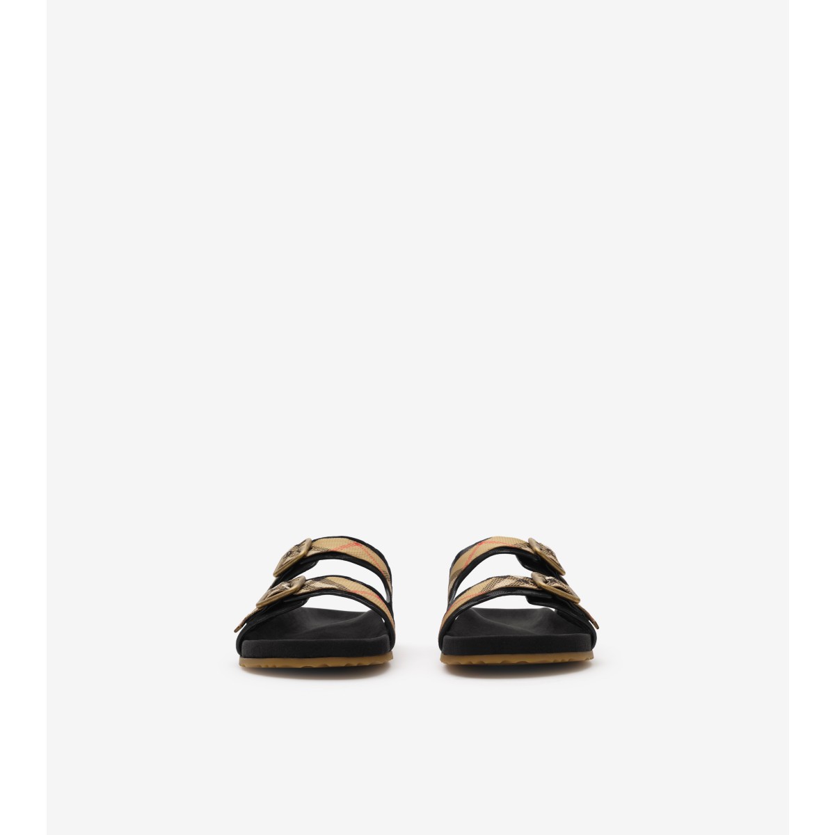  Check Suede Urchin Sandals