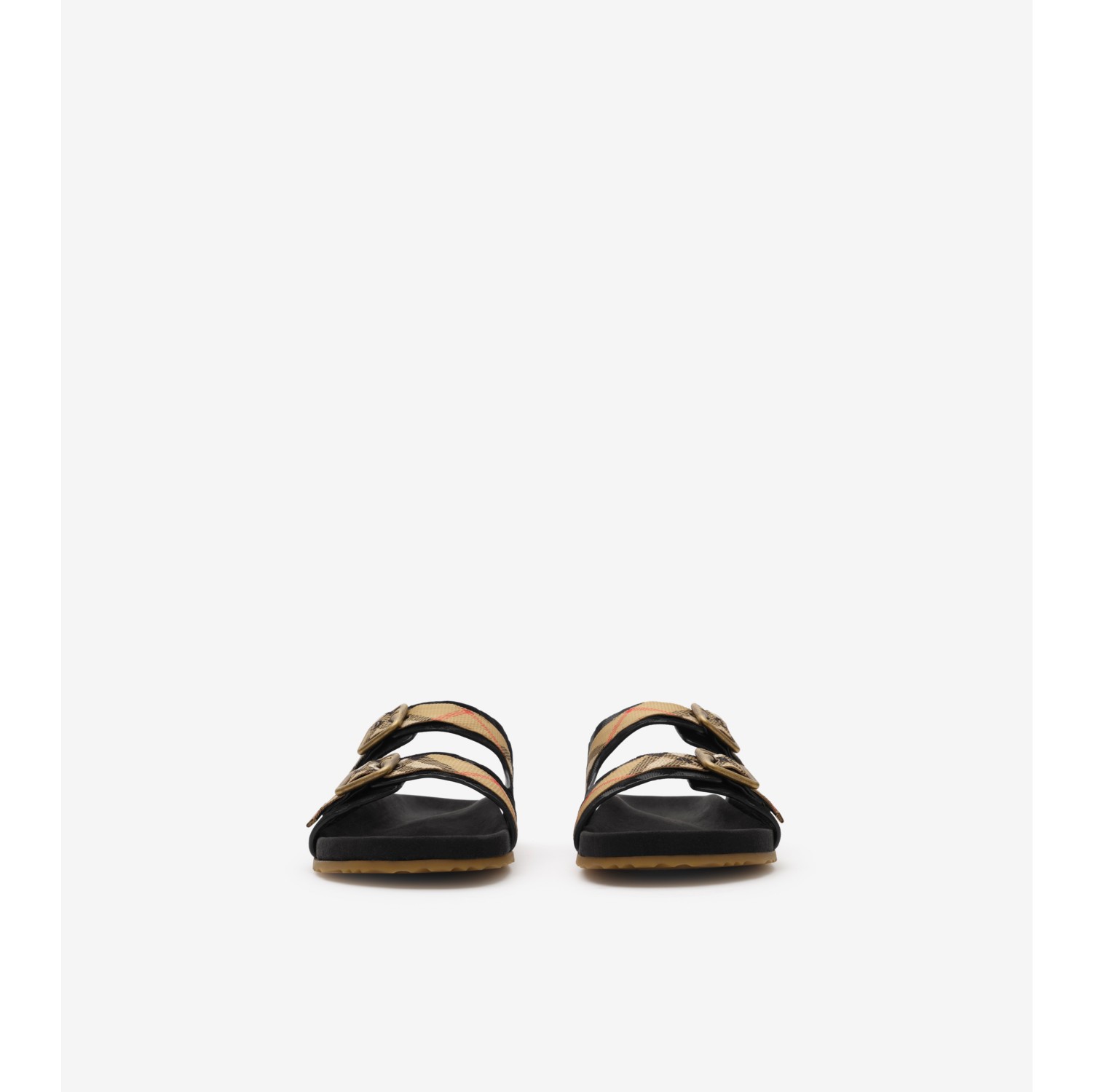 Check Suede Urchin Sandals