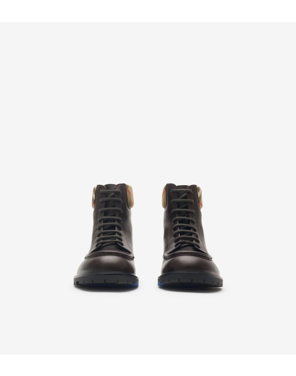 Leather Rogue Combat Boots