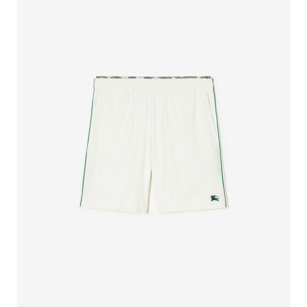  Check Stretch Nylon Tennis shorts