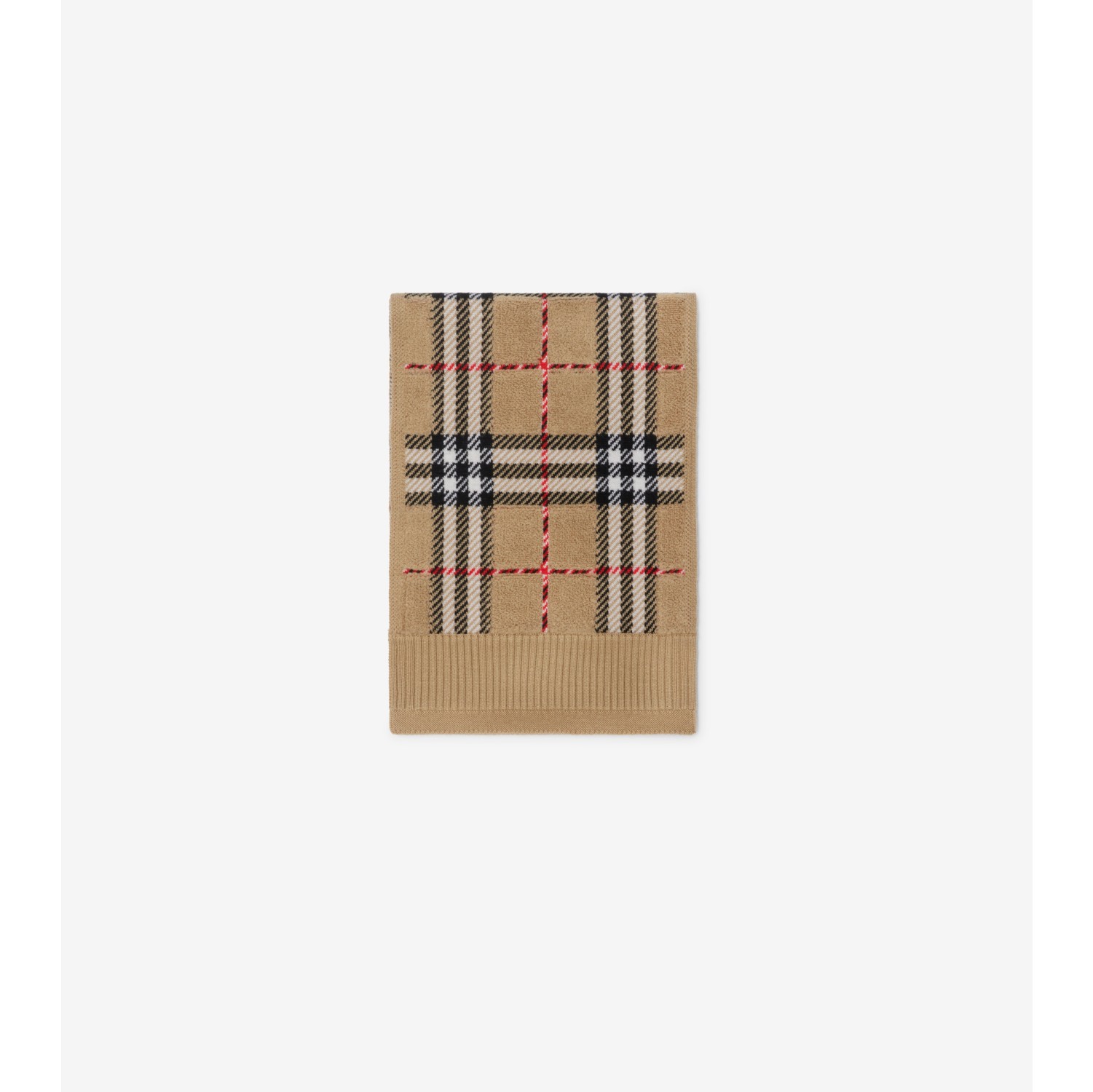 Check Wool Scarf