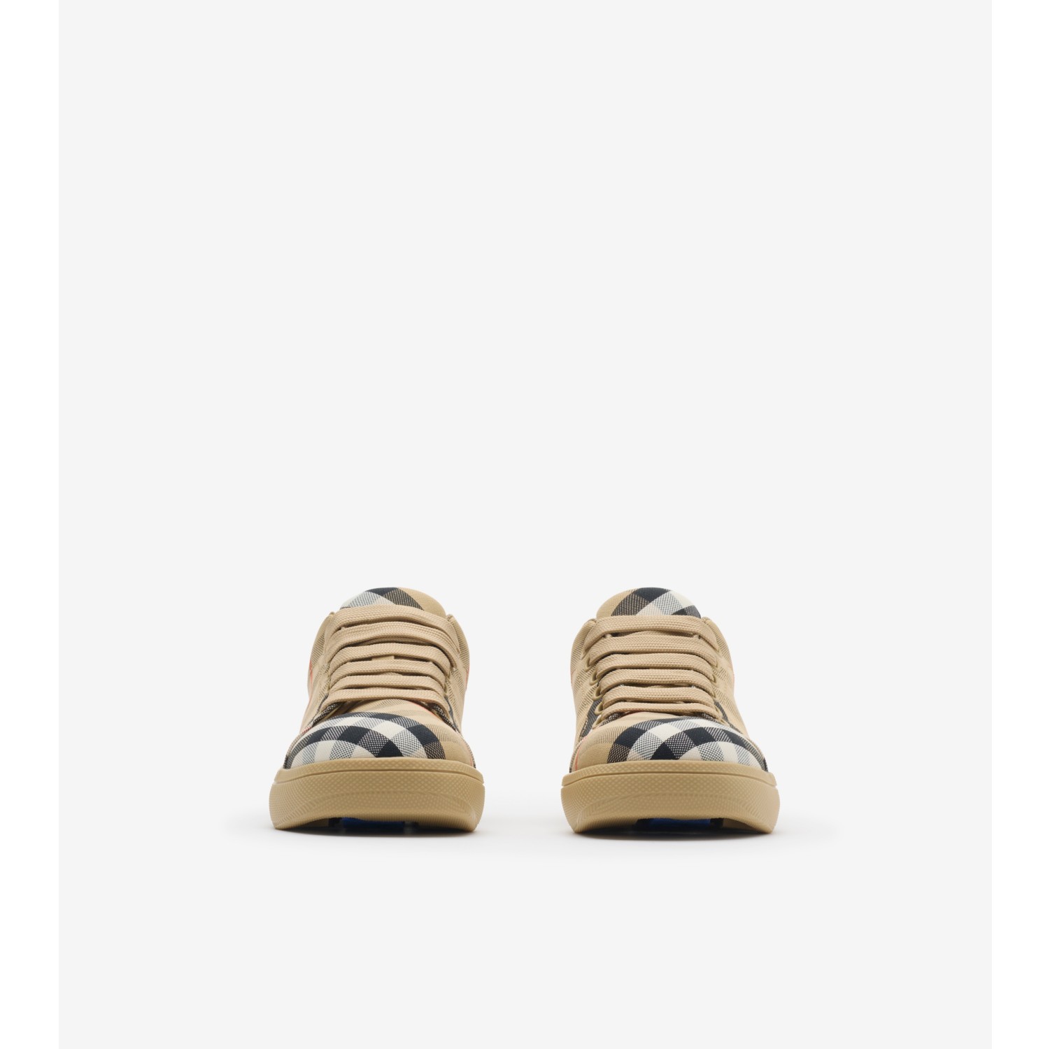 Check Cotton Sneakers