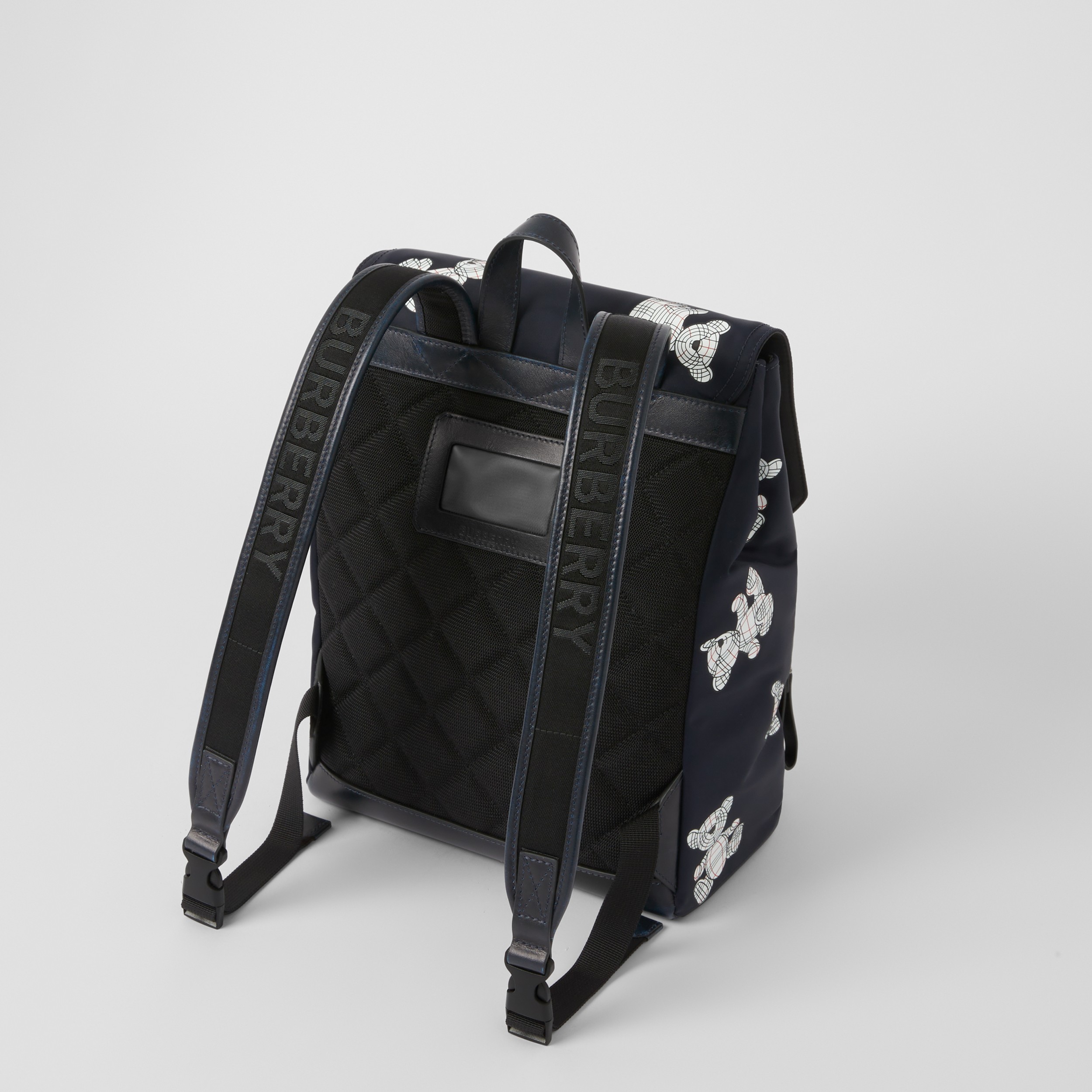 Thomas Bear Print Nylon Backpack in Navy - Children | Burberry® Official - 3