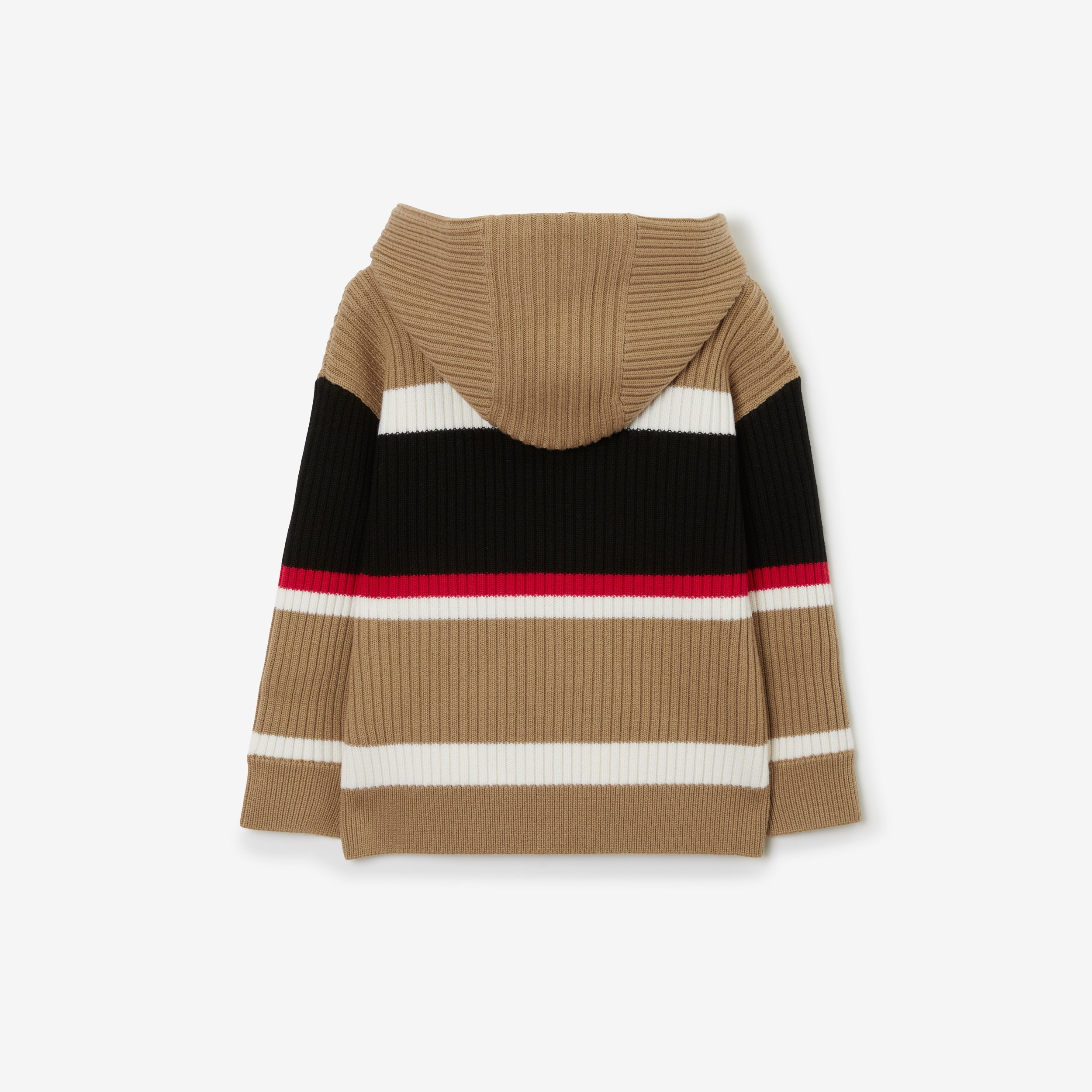 Sudadera en lana con capucha y EKD bordado (Beige Vintage) | Burberry® oficial - 2