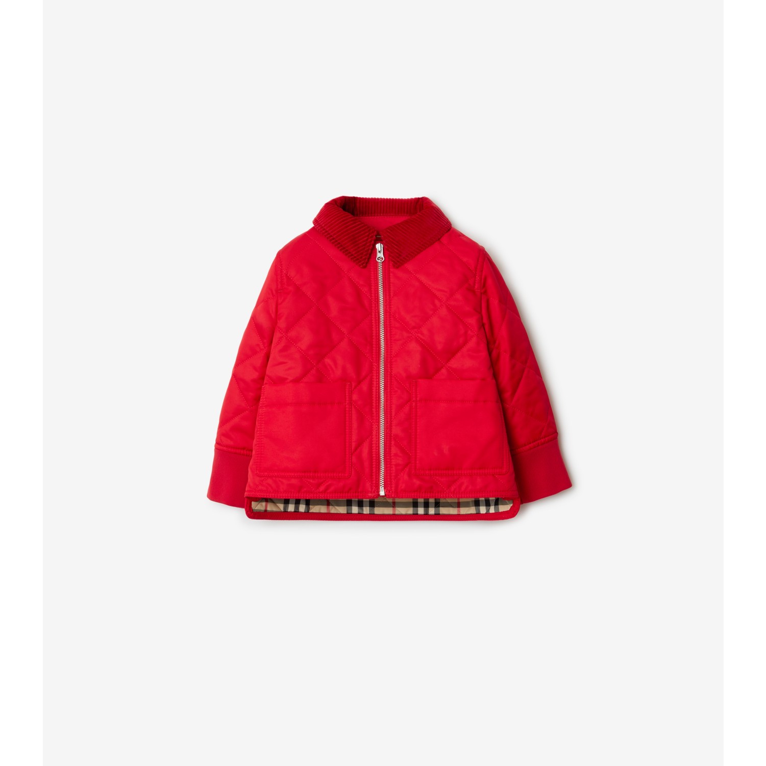 Children's burberry hot sale quilted jacket