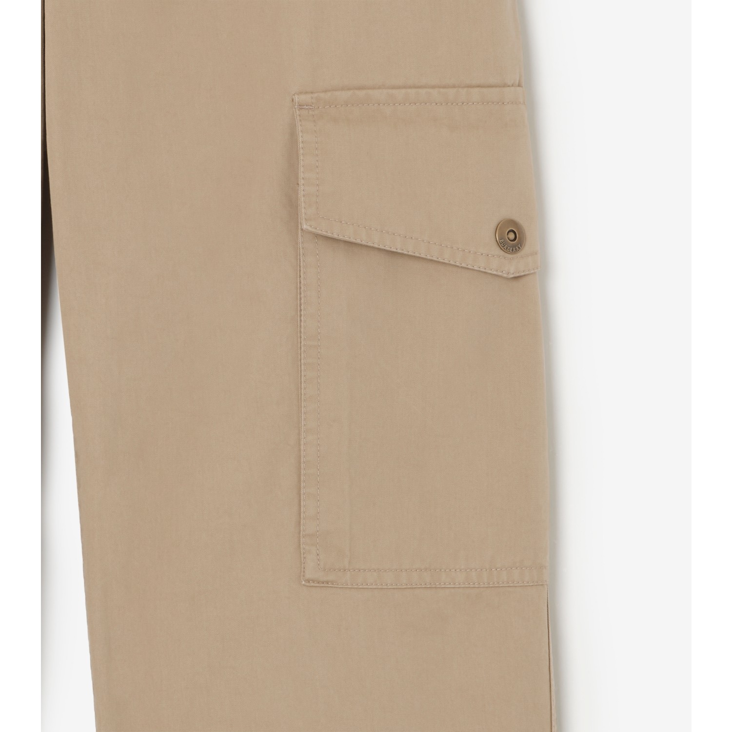 Cotton Twill Cargo Trousers