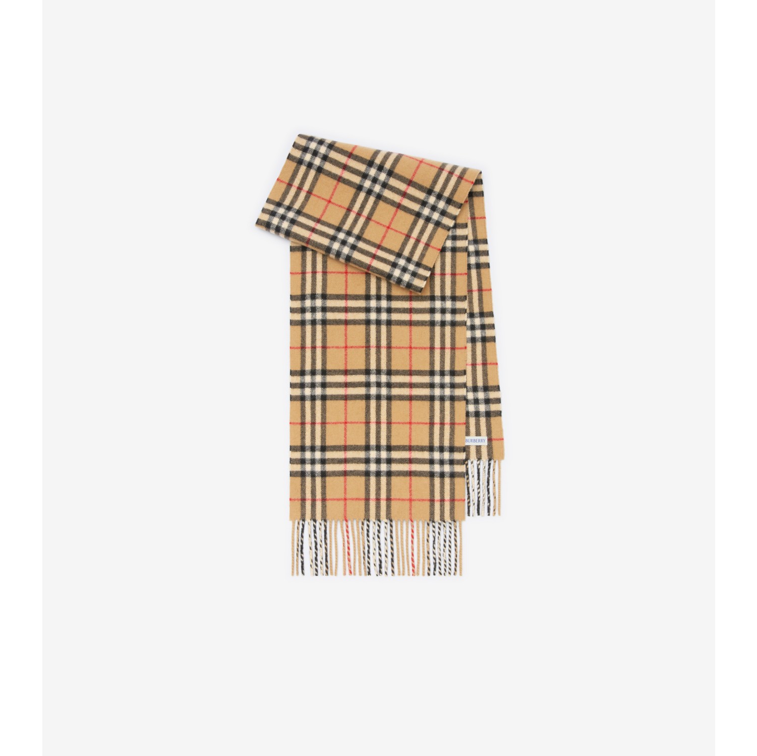 Sparkle Check Cashmere Scarf