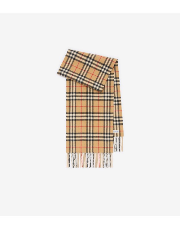 Sparkle Check Cashmere Scarf