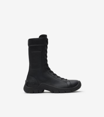 Leather Tone Boots​ in Black - Men | Burberry® Official