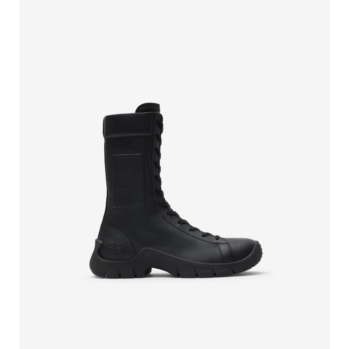  Check Leather Tone Boots​