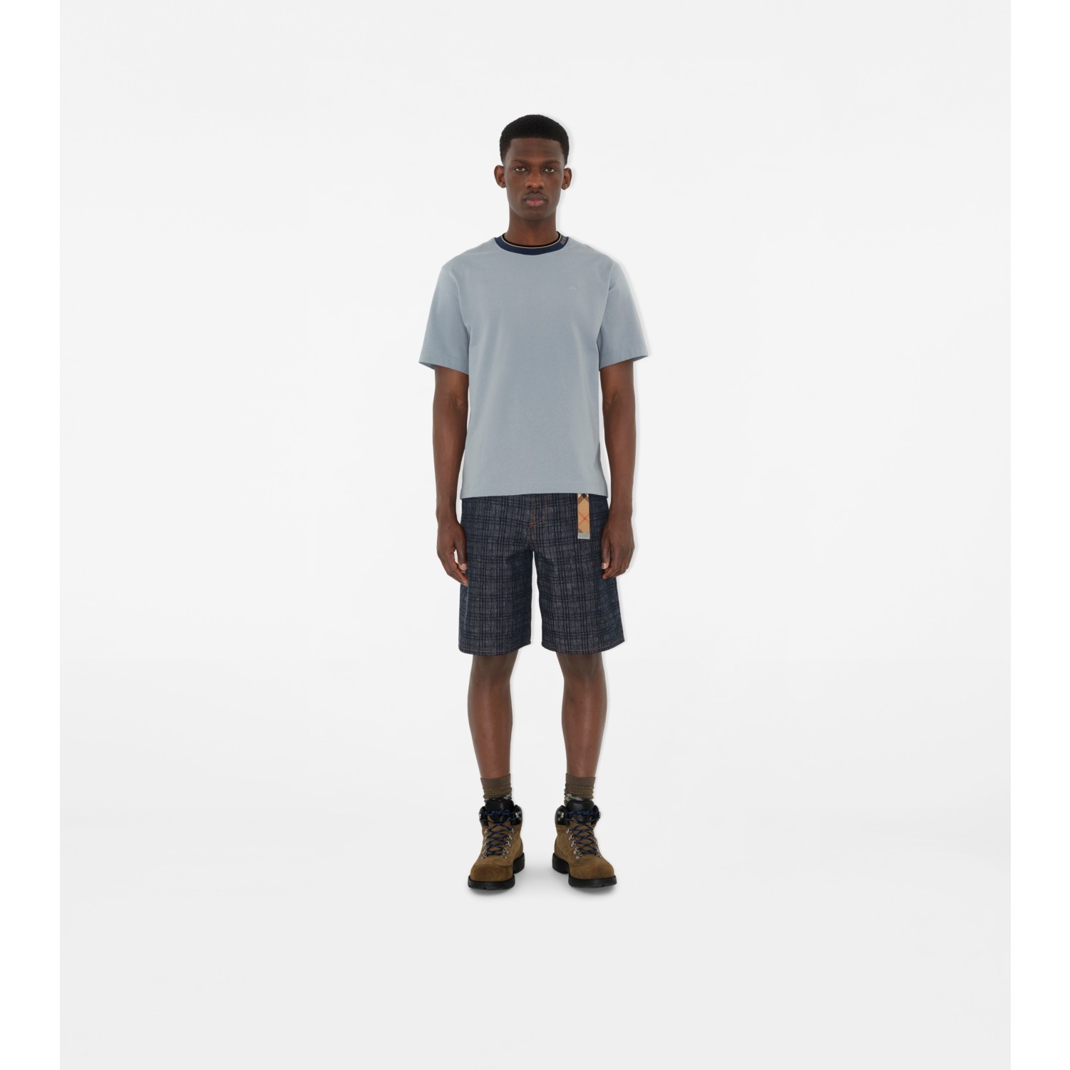 Camiseta de algodão com logotipo