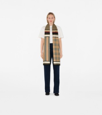 Burberry Swan-print silk scarf - Multicolour
