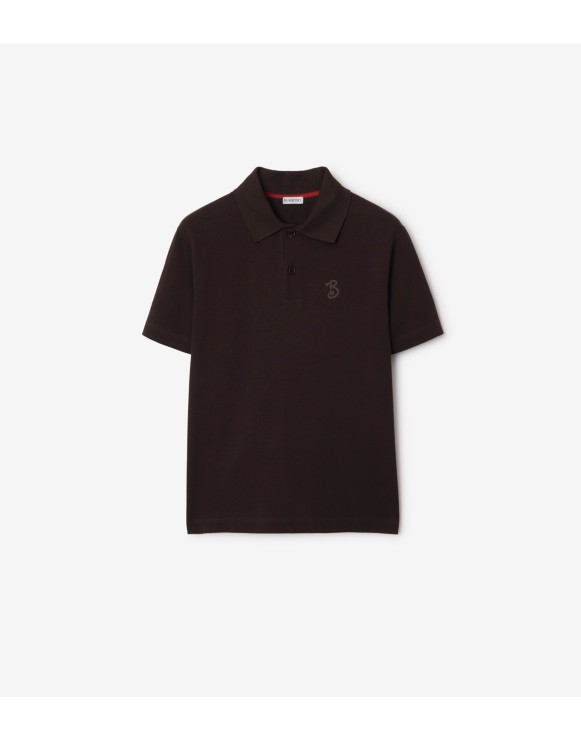 B Snake Cotton Polo Shirt