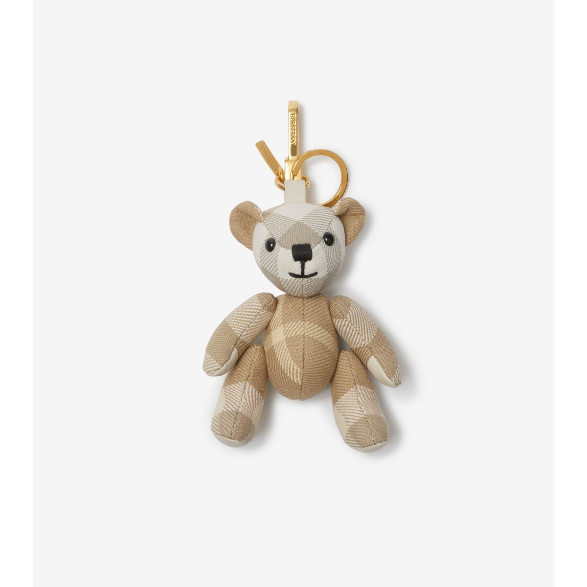Burberry Thomas Bear Charm In Flax