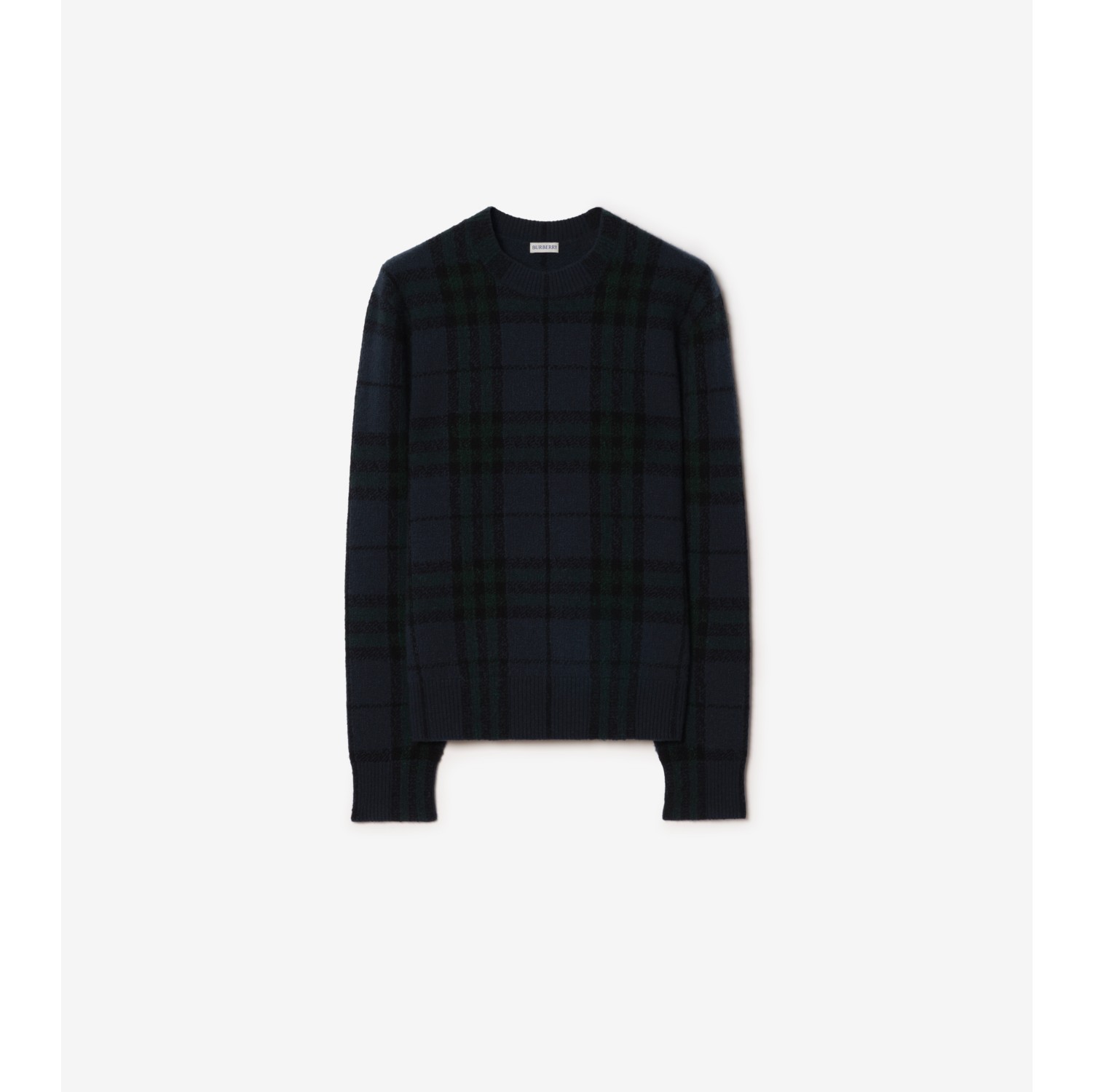 Check Cashmere Sweater