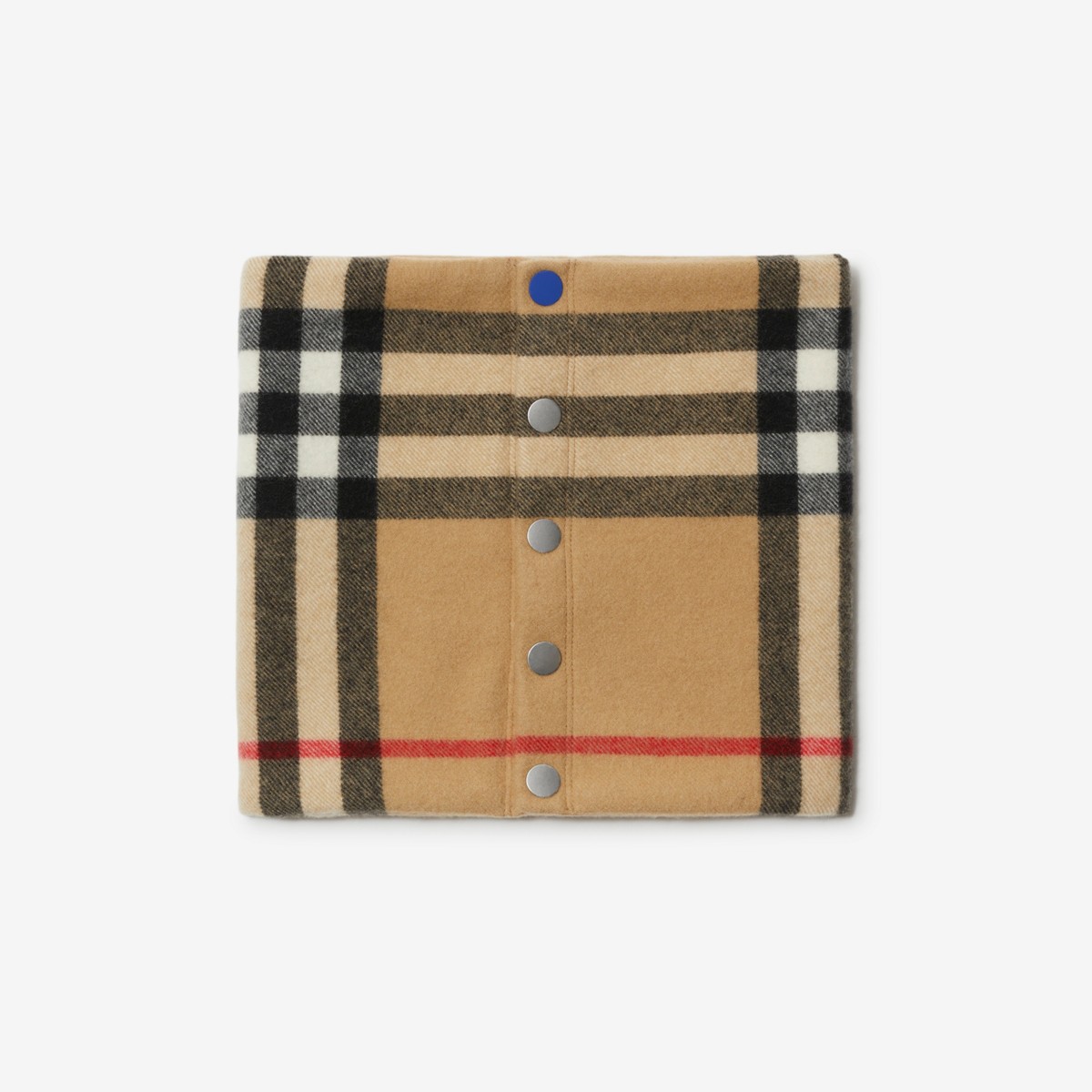 Burberry Check Cashmere Snood In Archive Beige