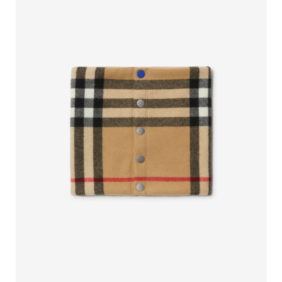 Burberry Check Cashmere Snood In Archive Beige