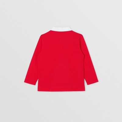 burberry polo kids red