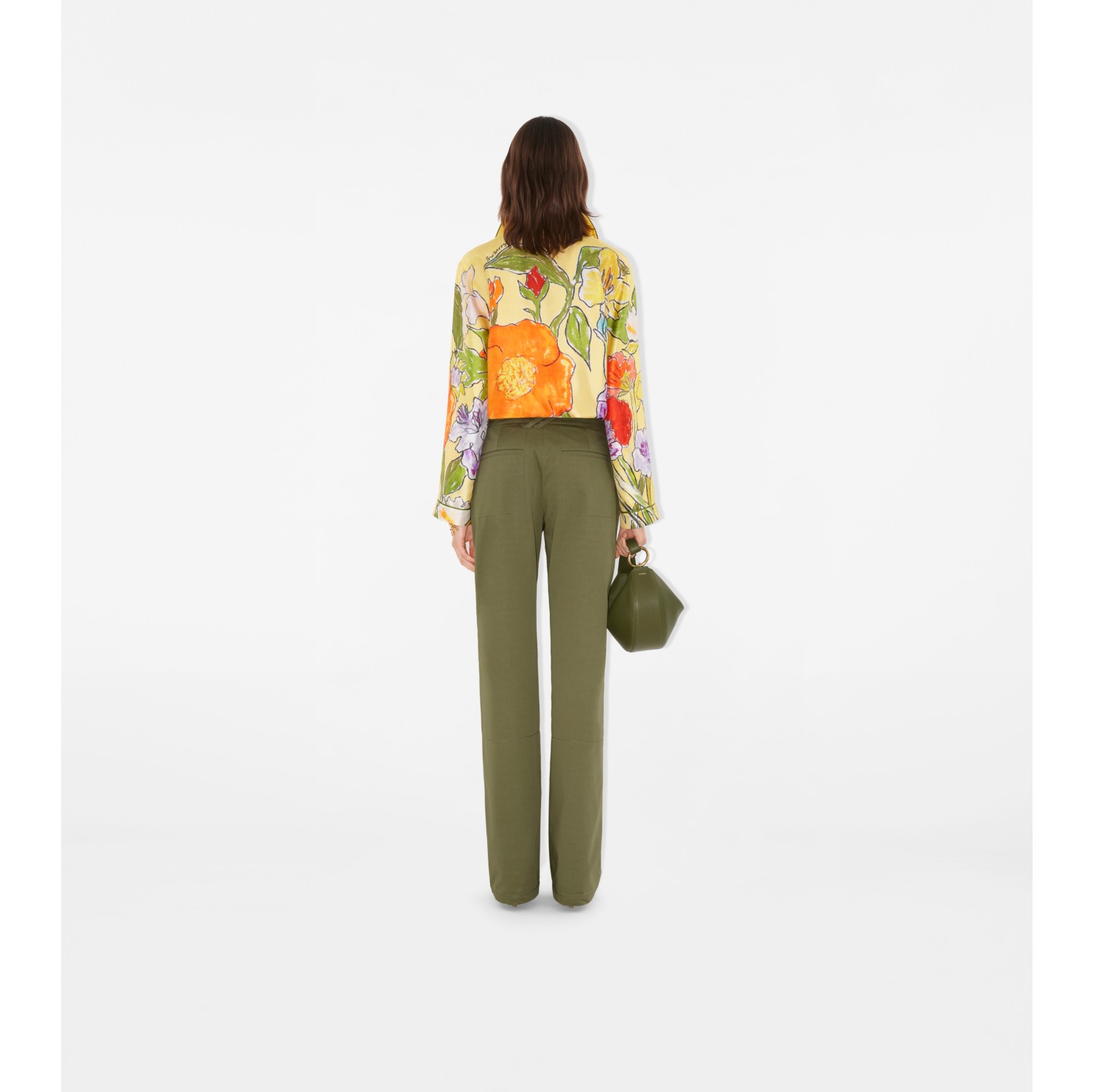 Highgrove Cascading Flowers Silk Pyjama Shirt