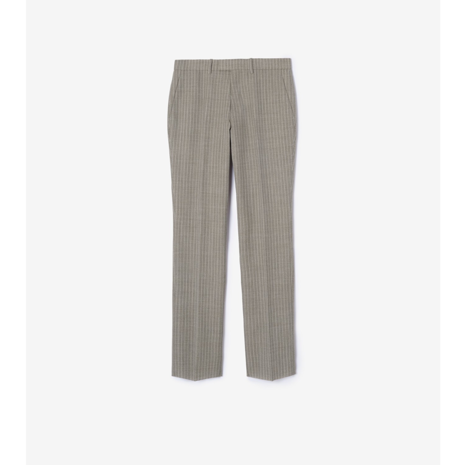 Pinstriped Wool Sloane Tailored Trousers