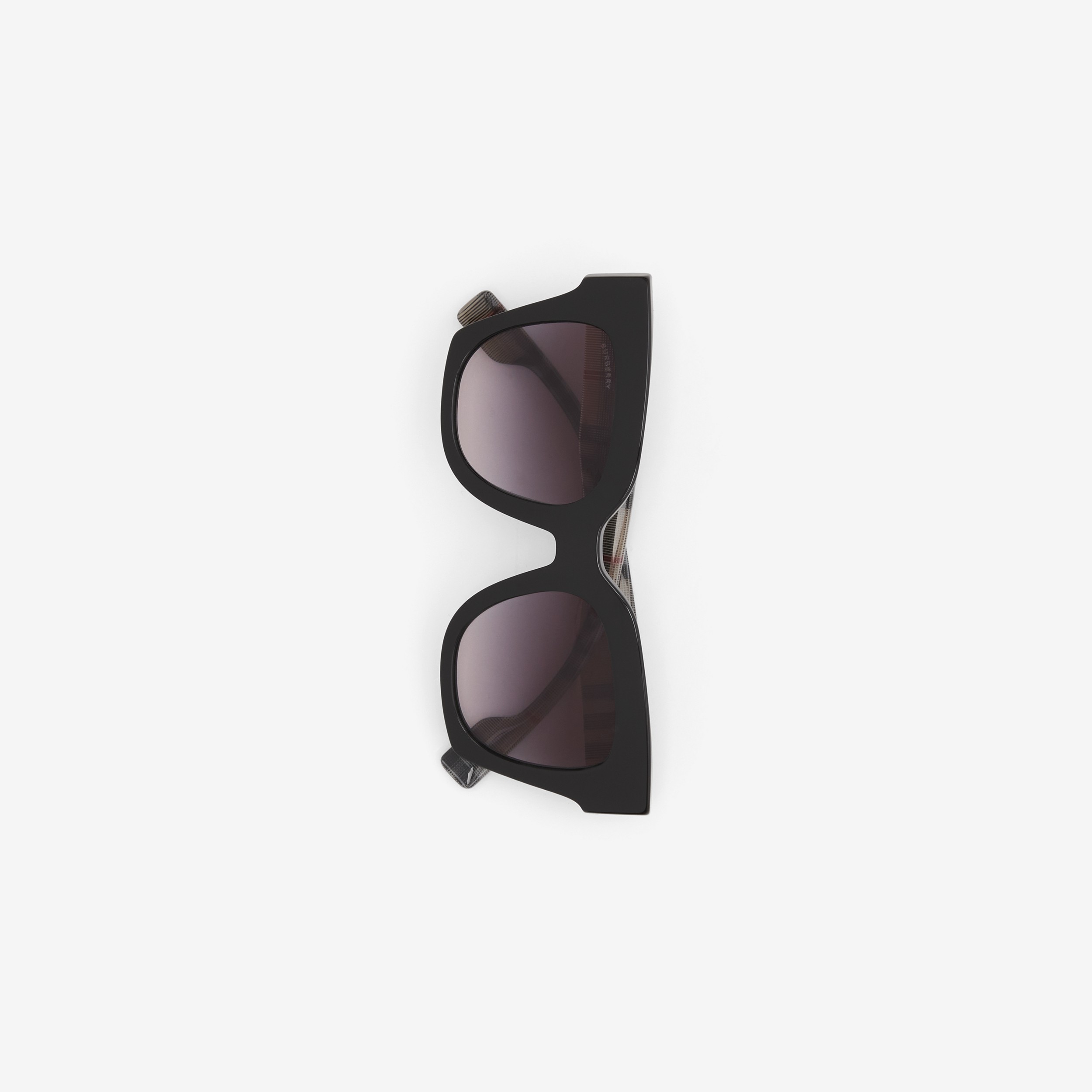 Square Frame Sunglasses in Black/beige - Women | Burberry® Official - 2