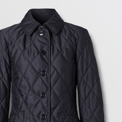 diamond quilted thermoregulated jacket burberry