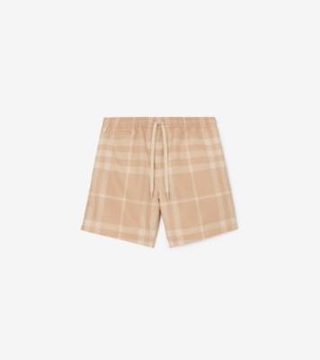 Burberry men's kentond 2025 drawcord striped shorts