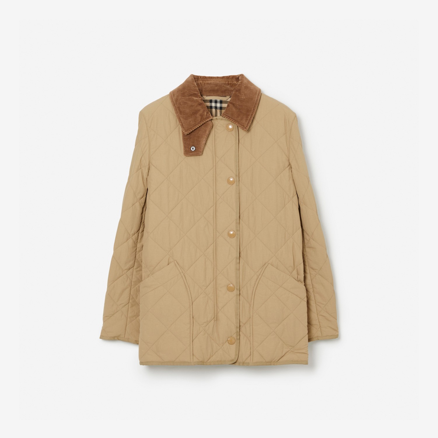 Thermoregulierende Country-Steppjacke (Honey) - Damen | Burberry®
