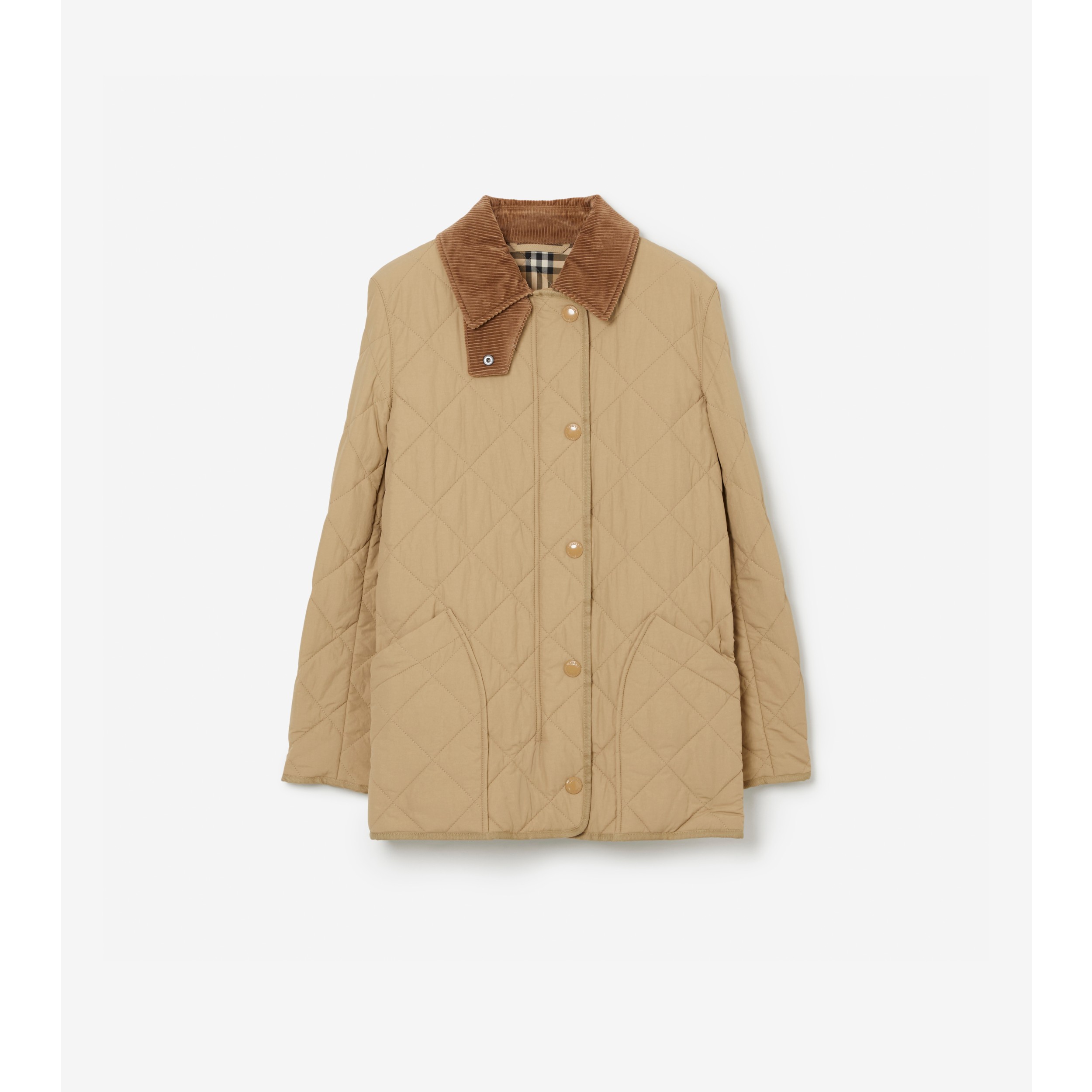 Burberry diamond on sale quilted barn jacket