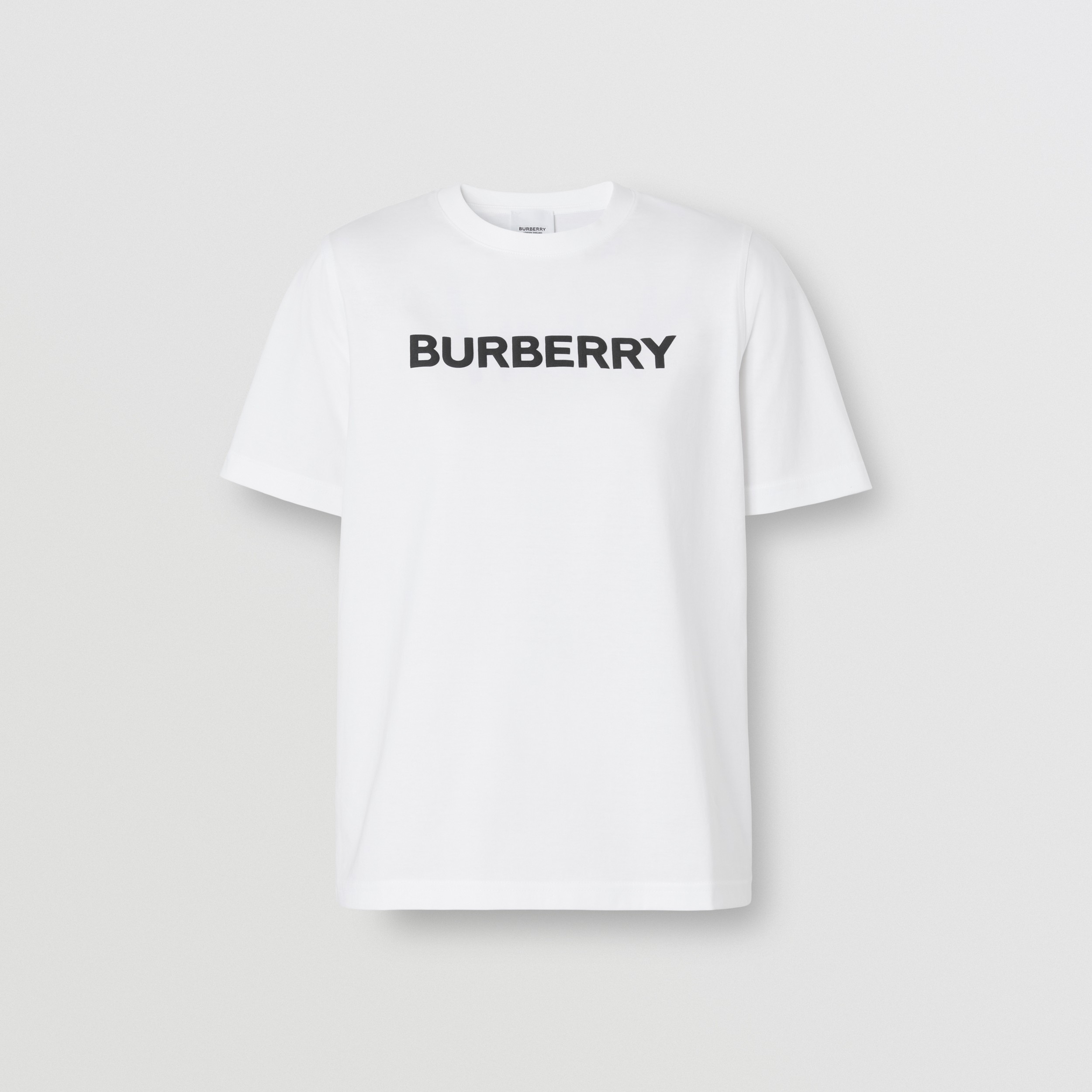 Baumwoll-T-Shirt mit Burberry-Logo (Weiß) | Burberry® - 4