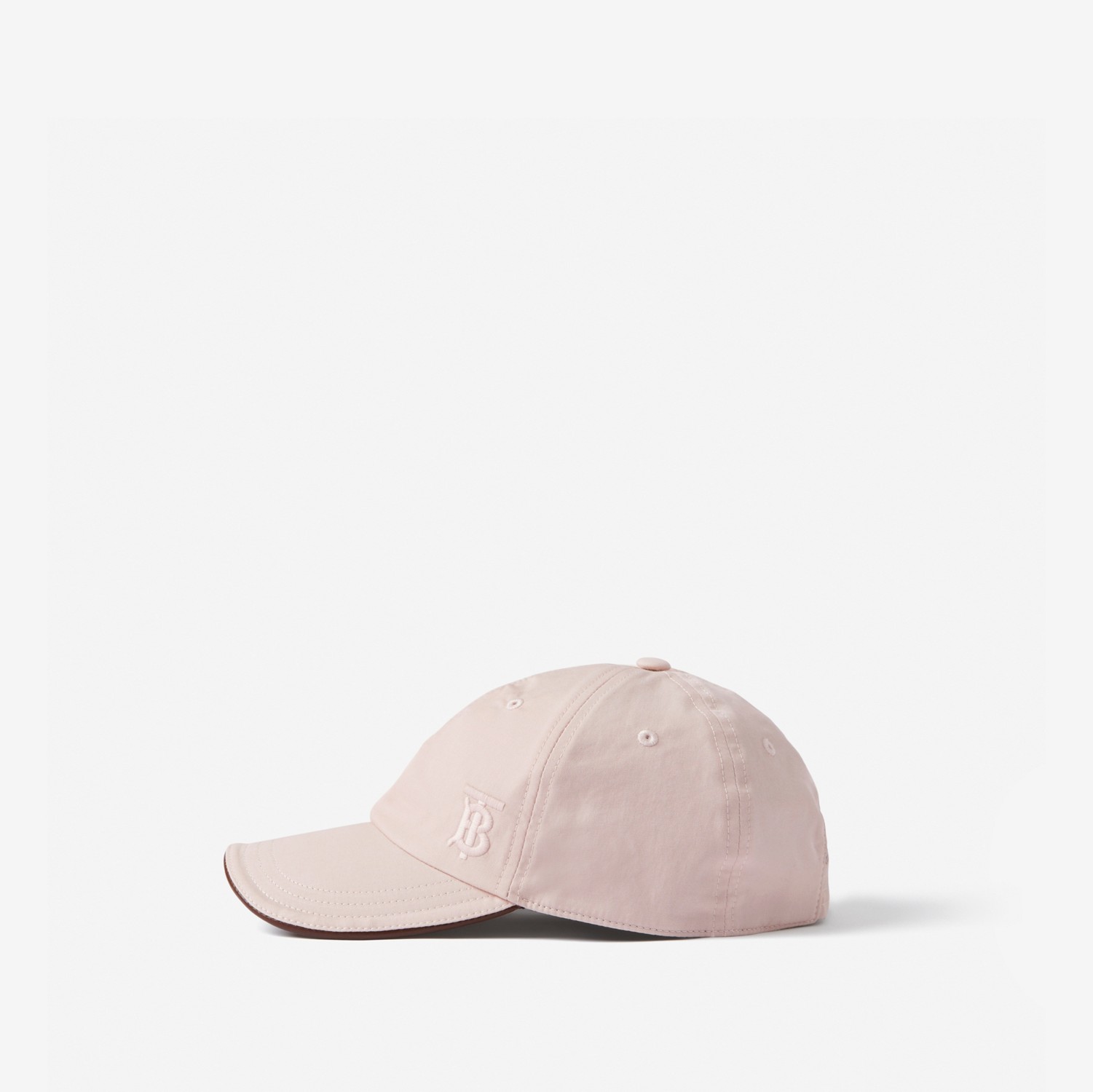 Monogram Motif Tropical Gabardine Baseball Cap in Sugar Pink | Burberry® Official