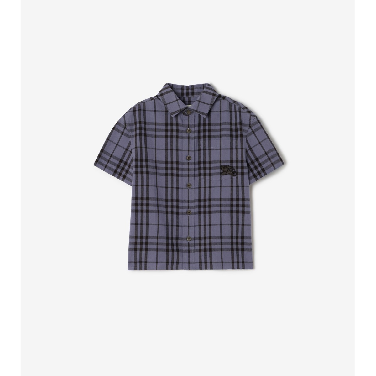  Check Cotton Chambray Shirt