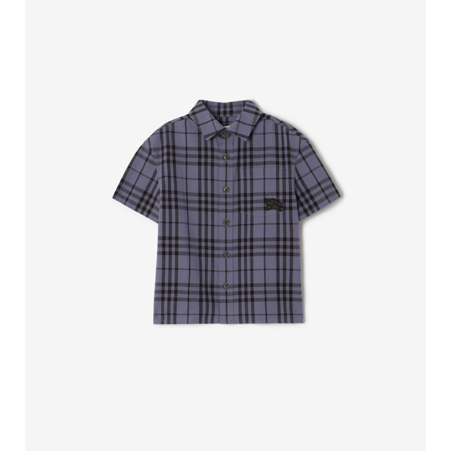 Check Cotton Chambray Shirt
