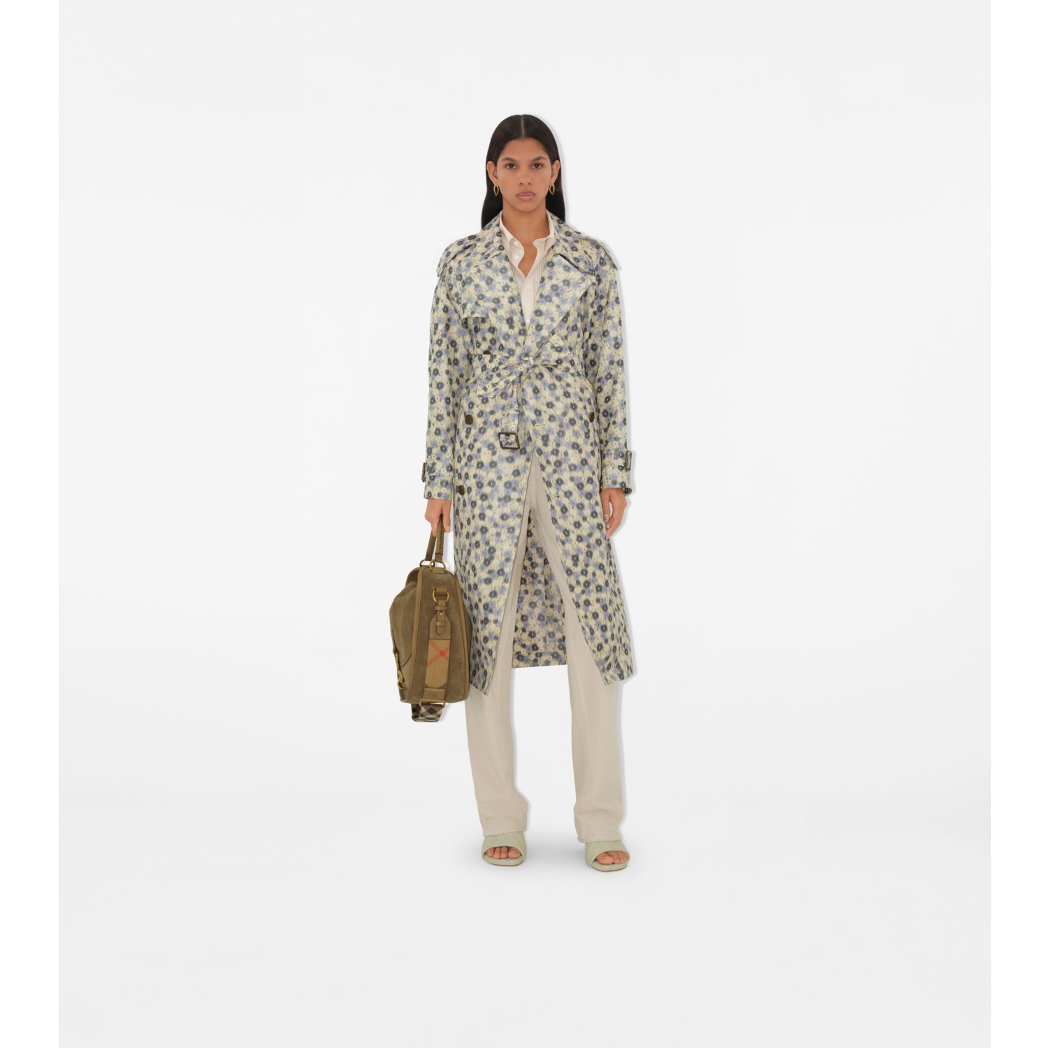 Long Daisy Lightweight Trench Coat