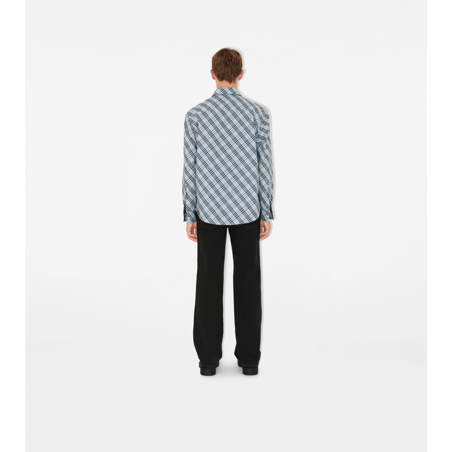 Relaxed Fit Check Cotton Shirt