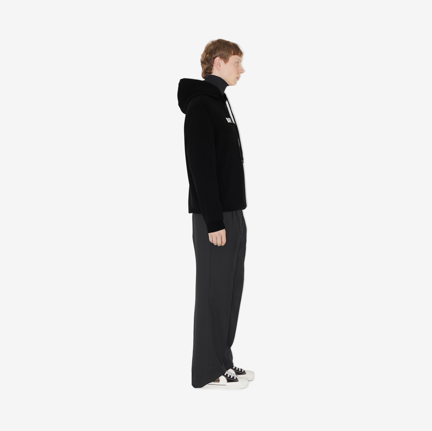 Hoodie en coton avec logo (Noir) - Homme | Site officiel Burberry®