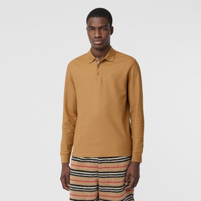 burberry long sleeve polo