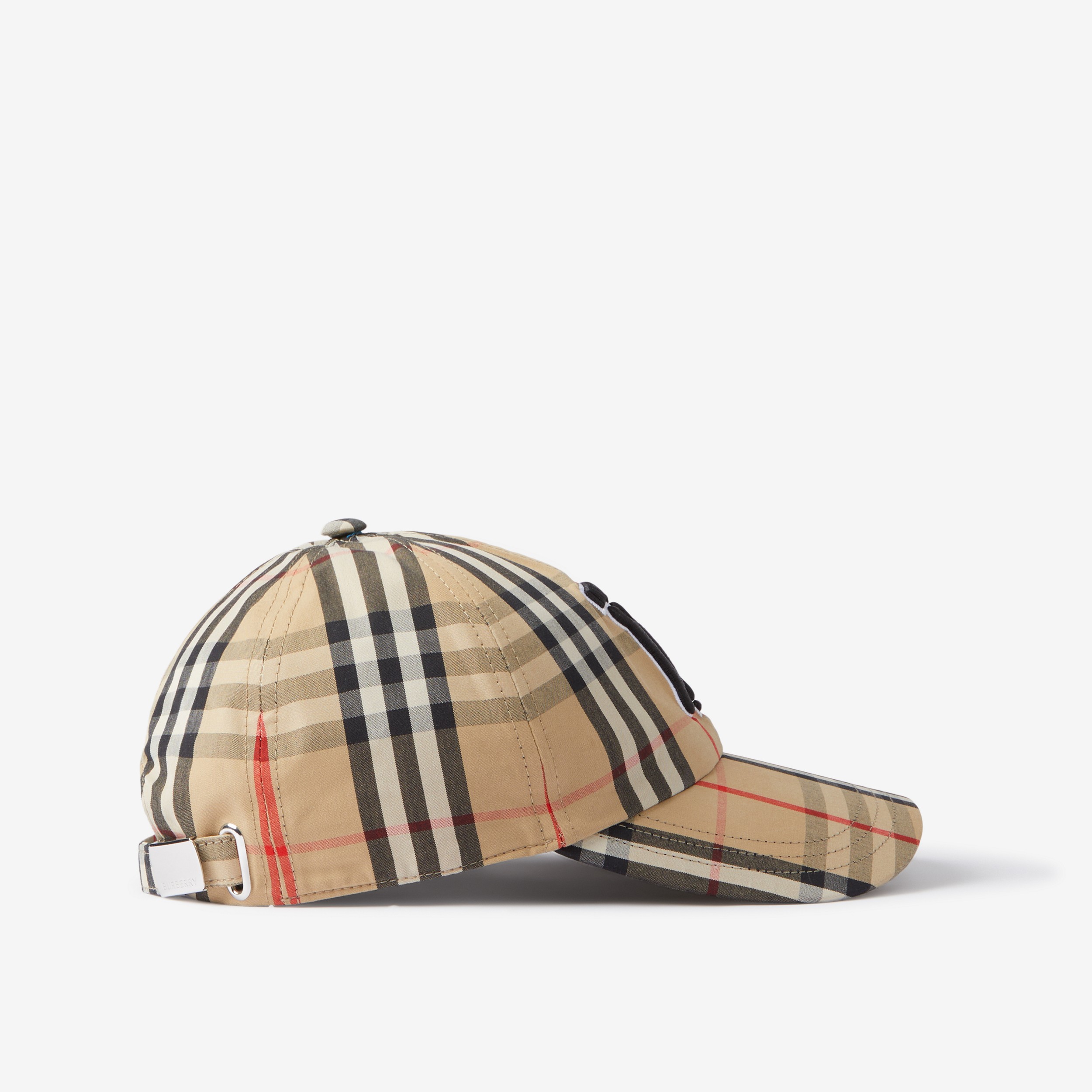 专属标识装饰 Vintage 格纹棉质棒球帽 (典藏米色) | Burberry® 博柏利官网 - 2