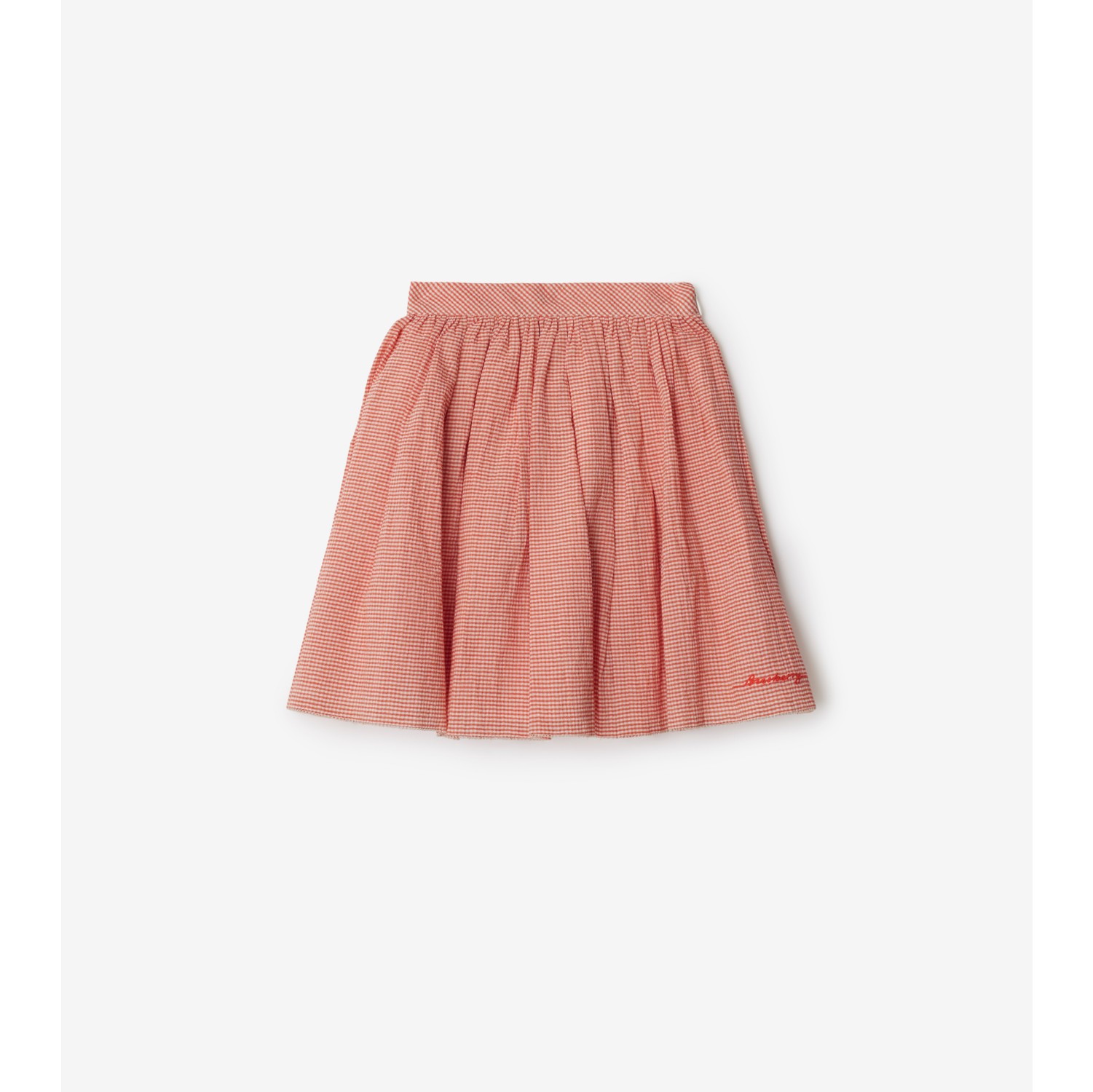 Gingham Cotton Skirt