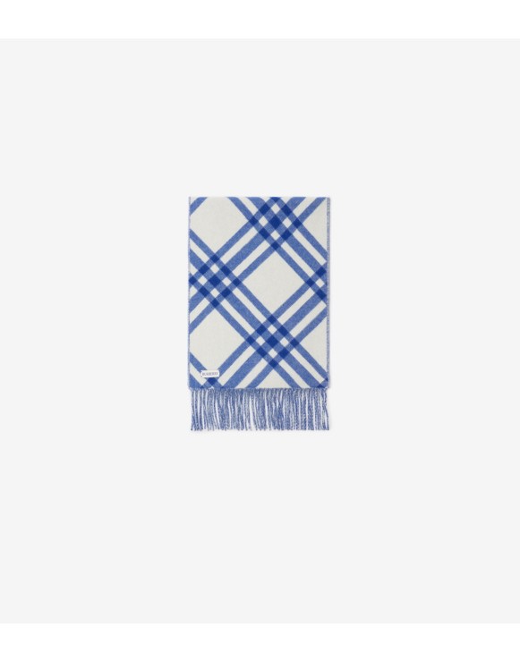 Check Cashmere Scarf