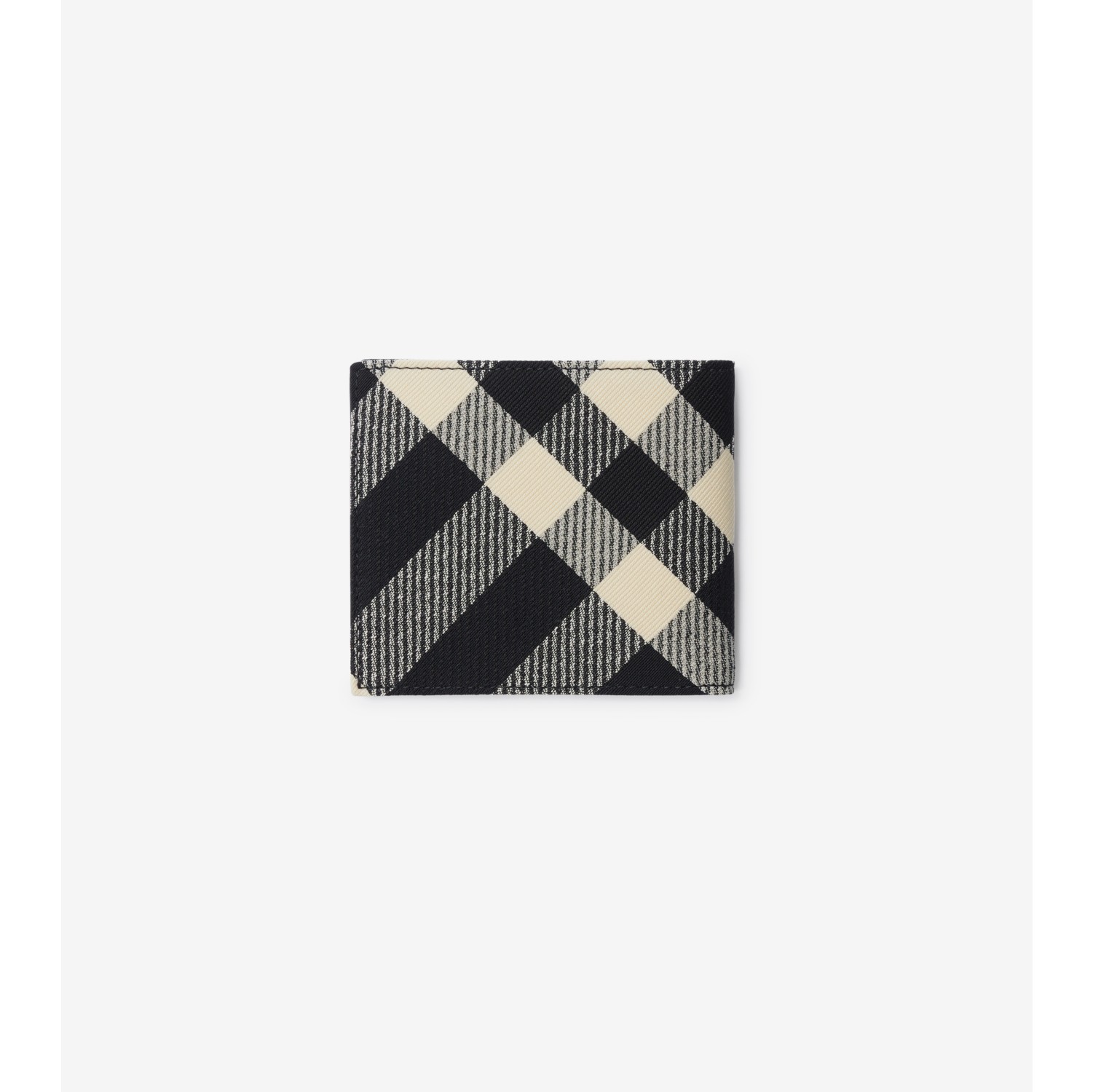 Check Bifold Wallet in Black/calico - Men | Burberry® Official