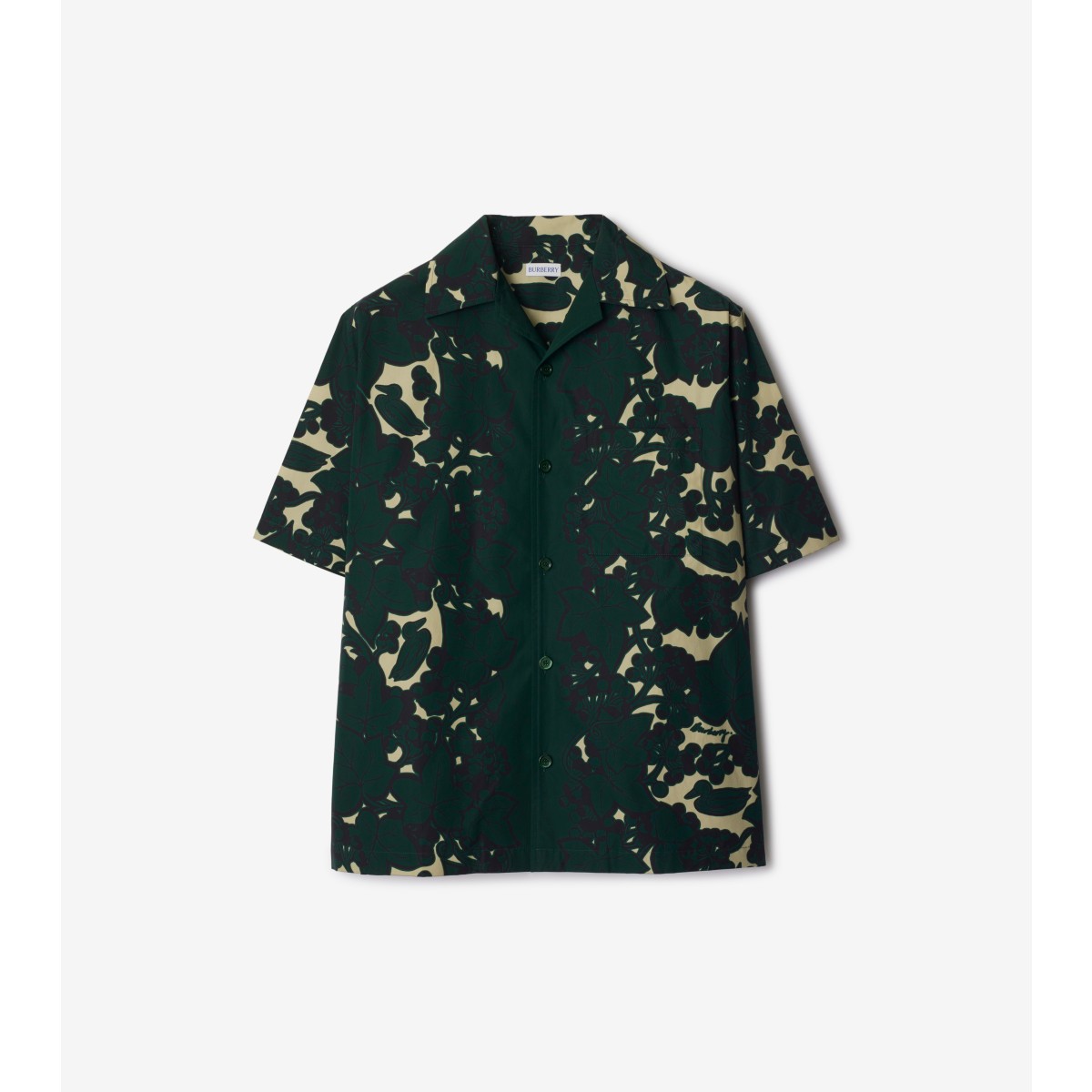 Burberry Ivy Cotton Shirt In Jungle