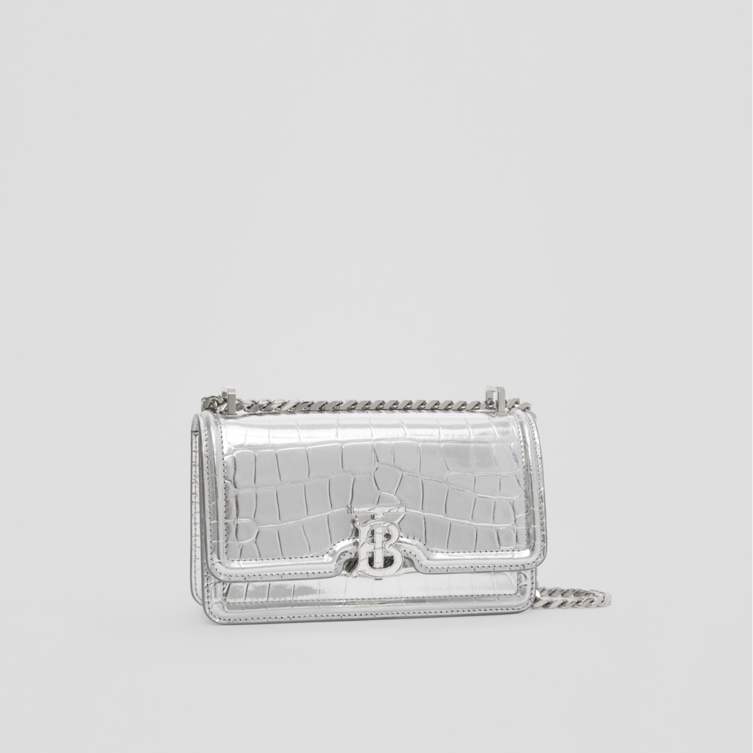 Mini TB Bag in Silver - Women