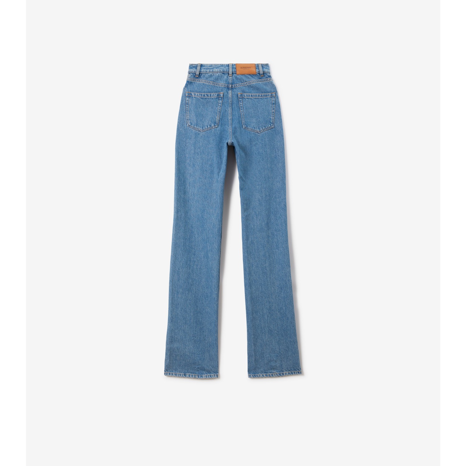 Zara - Denim Patchwork Pants - Mid-Blue - Unisex